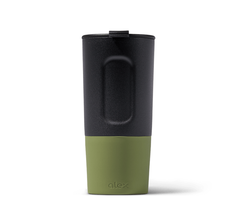 16oz Insulated Traveler (Hot/Cold) in Black