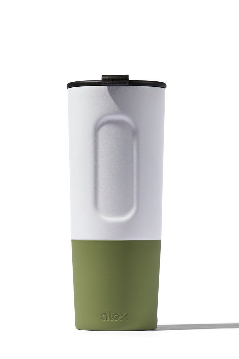 20oz Insulated Traveler (Hot/Cold) in White – alexbottle