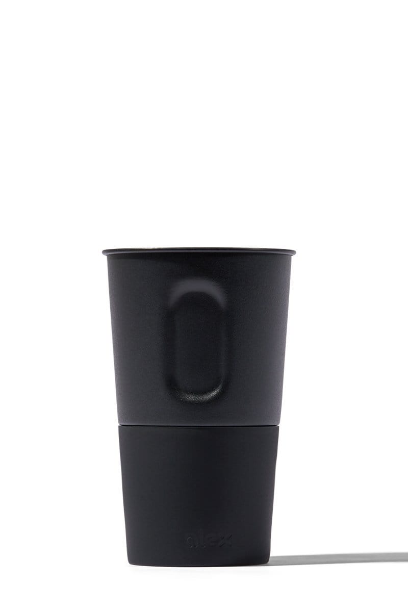 Pint Cup - 16oz Bottle Opener Cup In Black