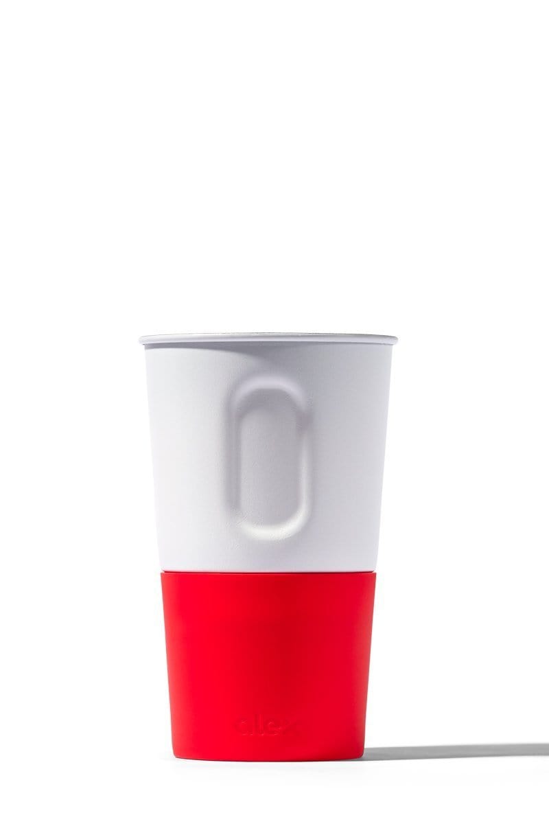 Pint Cup - 16oz Bottle Opener Cup In White