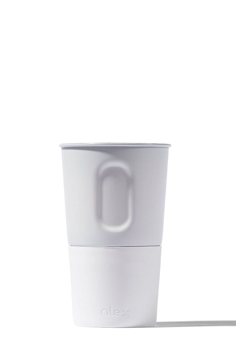 Pint Cup - 16oz Bottle Opener Cup In White